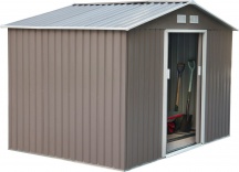 VivaGarden 845031GY Casetta da Giardino 2 ante FerroPlastica 277x191x192 Grigio Chiaro