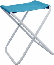 VivaGarden BC807875 Sgabello Pieghevole da Campeggio Alluminio Tessuto Blu Tallinn Oxford