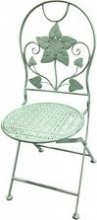 VivaGarden PL-AN-2505 Sedia per Esterni Pieghevole Set 2 Sedie 40x40x94 cm Salvia Epoque