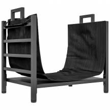 VivaGarden R463BK Portalegna in Acciaio con Borsa in Tessuto Oxford 600D 49x34x44 Nero
