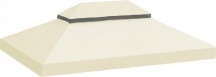 VivaGarden U6300CW Copertura per Gazebo da Giardino 3x4 m in Oxford 600D Crema