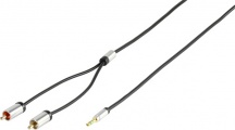 Vivanco 41202 Cavo Audio Jack 3,5 mm  2 RCA Lunghezza 1,2 mt
