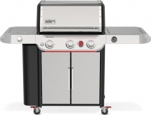 WEBER 1501194 Barbecue a Gas da Giardino 3 Bruciatori NeroInox  SP-335W Genesis