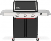 WEBER 1501230 Barbecue a Gas da Giardino 3 Bruciatori NeroInox Genesis E-325W
