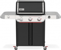 WEBER 1501241 Barbecue a Gas da Giardino 3 Bruciatori Nero e Inox  E-335W Genesis