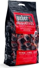 WEBER 17591 Confezione Bricchetti 8 kg legno
