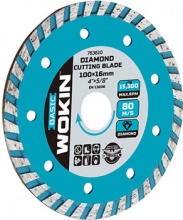 Wokin 763 Disco Diamantato a Corona Zigrinata  mm 125x22,2 H.mm 2,0 612