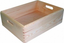 Xtra 002-1 Cesta in Legno Contenitore cm 30x20x14 h