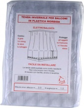 Xtra 300150 Telo Balcone Occhiellato in PVC 300x150 cm Impermeabile
