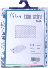 Xtra TOV125 Telo Asse Stiro in Cotone Doppio Strato Tavolo 115x70