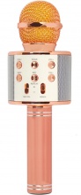 Xtreme 27837PK Speaker Bluetooth con Microfono Integrato Karaoke Oro Rosa