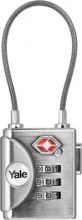 Yale 3061h3107 Lucchetto a Combinazione Acciaio Arco Cavetto Acciaio mm 30