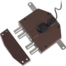 Yale 6823 Serratura Legno Applicare Elettrica  Pompa mm 50 M4 Tripl.Scr