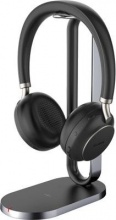 Yealink BH76-MS-USBA-ST BH76 Cuffie Bluetooth, Wireless, Antirumore, con Microfono, Nero