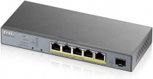 ZYXEL GS1350-6HP-EU0101F Switch di rete Gestito L2 Gigabit Grigio PoE