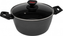 Zanetti 580120 Casseruola Antiaderente Induzione Coperchio cm 20 Alluminio Evolution