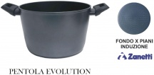 Zanetti 580124SC Casseruola Induzione Alta Antiaderente cm 24 Evolution