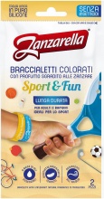Zanzarella 1919500 Bracciale antizanzare Sport & Fun 2 pz