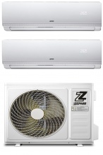 Zephir ZDUO9+12 Wi Fi MY24 Climatizzatore Dual Split Inverter 9000+12000 A++A+