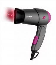 Zephir ZHB1200 Phon da Viaggio Asciugacapelli pieghevole 1200 Watt
