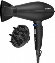 Zephir ZHB2002 Phon Asciugacapelli professionale Potenza max 2200 watt Nero