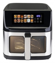 Zephir ZHC111S Friggitrice ad Aria 11 lt Potenza 1800W con Timer NeroSilver