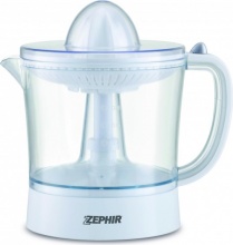 Zephir ZHC453 Spremiagrumi Elettrico 1 lt Potenza 40W Trasparente Bianco