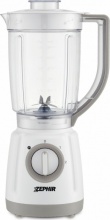 Zephir ZHC495 Frullatore con Bicchiere 800 Watt 1.5 Litri Pulse Lame in Acciaio Bianco