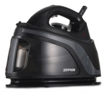 Zephir ZHF6600 Ferro da Stiro con Caldaia a Vapore 2250W Carica Continua Nero