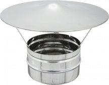 Zinco Group CINOX8 Fumaiolo Fissi Cappello Cinese Inox 8 cm