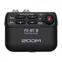 Zoom F2 Bt Registratore Stereo 2xAAA Uscita Cuffie Microfono Lavalier MicroSD