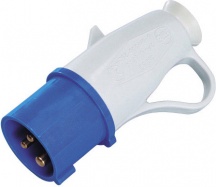 FANTON 70100 Adattatore Industriale Argo Spina 2P+T 16A 230V Blu