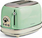 Ariete 155 Tostapane 2 Fette 810 Watt 6 Livelli di cottura Verde  Toaster Vintage