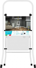 COLOMBO FACTOTUM 2 Sgabello Scala pieghevole 2 gradini in Acciaio