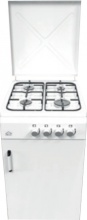 DCG EKP2400 Cucina a Gas 4 Fuochi Vano Dispensa Dimensioni 50x50 cm Bianco