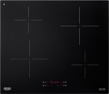De Longhi PIN 62 Piano Cottura 4 Fuochi Induzione 60 cm Vetroceramica Nero