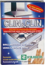 Faber 112.0157.293 Salviettine PuliziaProtezione Acciaio Conf. 5 pz -  Clin&Clin