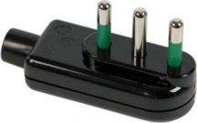 FANTON 80041 Spina Squadra Piatta 16A+T nero