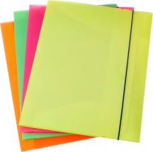 fellowes 1028101 Confezione 4 Cartelle Progetto Fluo Shocking