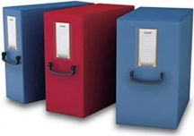 fellowes 40271 Scatola Progetto in Trilex con Maniglia 120x250x350 mm Rosso