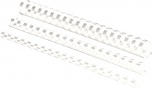 fellowes 5345406 Confezione 100 Dorso Plastico � 8mm Bianco