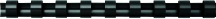 fellowes 5346907 Confezione 100Dorso Plastici � 14mm Nero