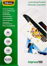 fellowes 5351111 Confezione 100 Pouches Lucide Impress100A4