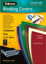 fellowes 5373802 Confezione 25 Copertine Delta A4 Nero 250