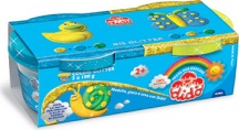 Dido 396701 Bis Glitter Barattolo 2x100 g Pasta Modellabile Gioco Creativo 2+ Anni