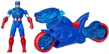 Hasbro G0889 Avengers Turbo Moto Blast di Capt America 10 Cm Action Figure 4+