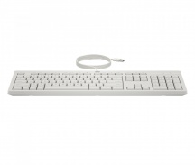 HP AW5S6AA#ABZ Kit Tastiera Cablata da Ufficio e Mouse Ottico colore Bianco - 225 G2
