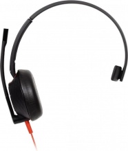 HP 8X230AA Poly Blackwire 5210 Cuffie Bluetooth, Cablato, con Microfono, USB-C, Nero