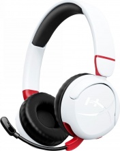 hyperx 7G8F2AA Cuffie Gaming Wireless Bluetooth Over-Ear Microfono Bianco Cloud Mini