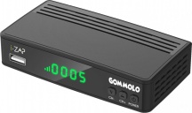 i-Zap GOMMOLO Decoder Digitale Terrestre DVB-T2 HEVC MPEG-4 HD con Telecomando
